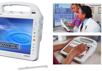 Новый планшетный ПК Panasonic для медиков хорошо защищен и его удобно носить